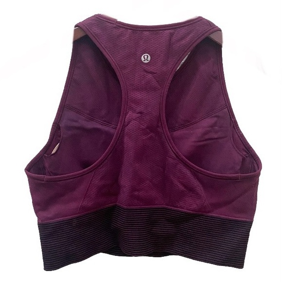 LULULEMON Athletica Ebb To Train Bra Wash in Marvel/Black/Black Sportsbra 10 - Picture 4 of 11